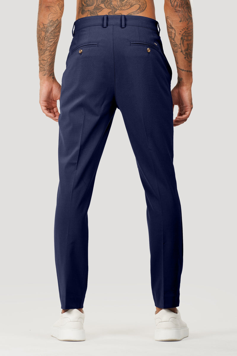 Calça Alfaiataria Masculina Classic Azul Marinho