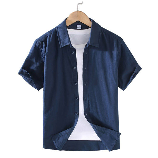 Camisa Casual de Linho Atlantic